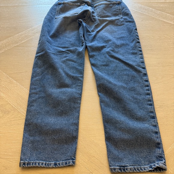H&M Women's Straight Wide Jeans - Medium Blue - Picture 7 of 7